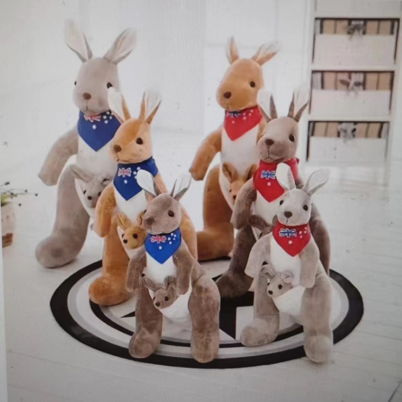 Animal plush toys, cute Australian kangaroo dolls, event gifts, mother and child mouse dolls Application Scenario