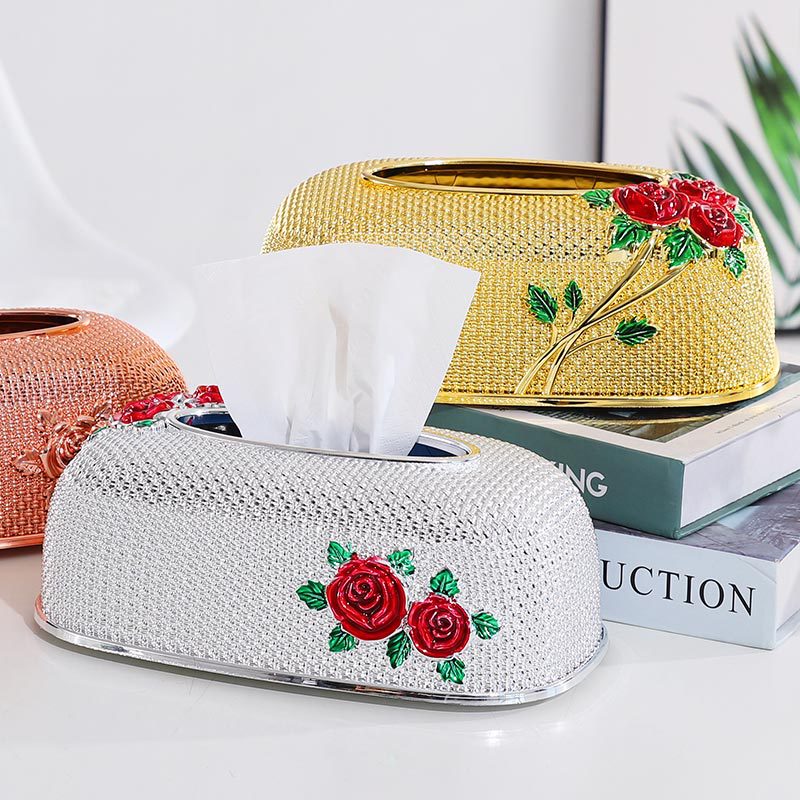 Tissue box, high-end and light luxury living room, new high-end acrylic waterproof, hotel office dining table decoration detail image 13