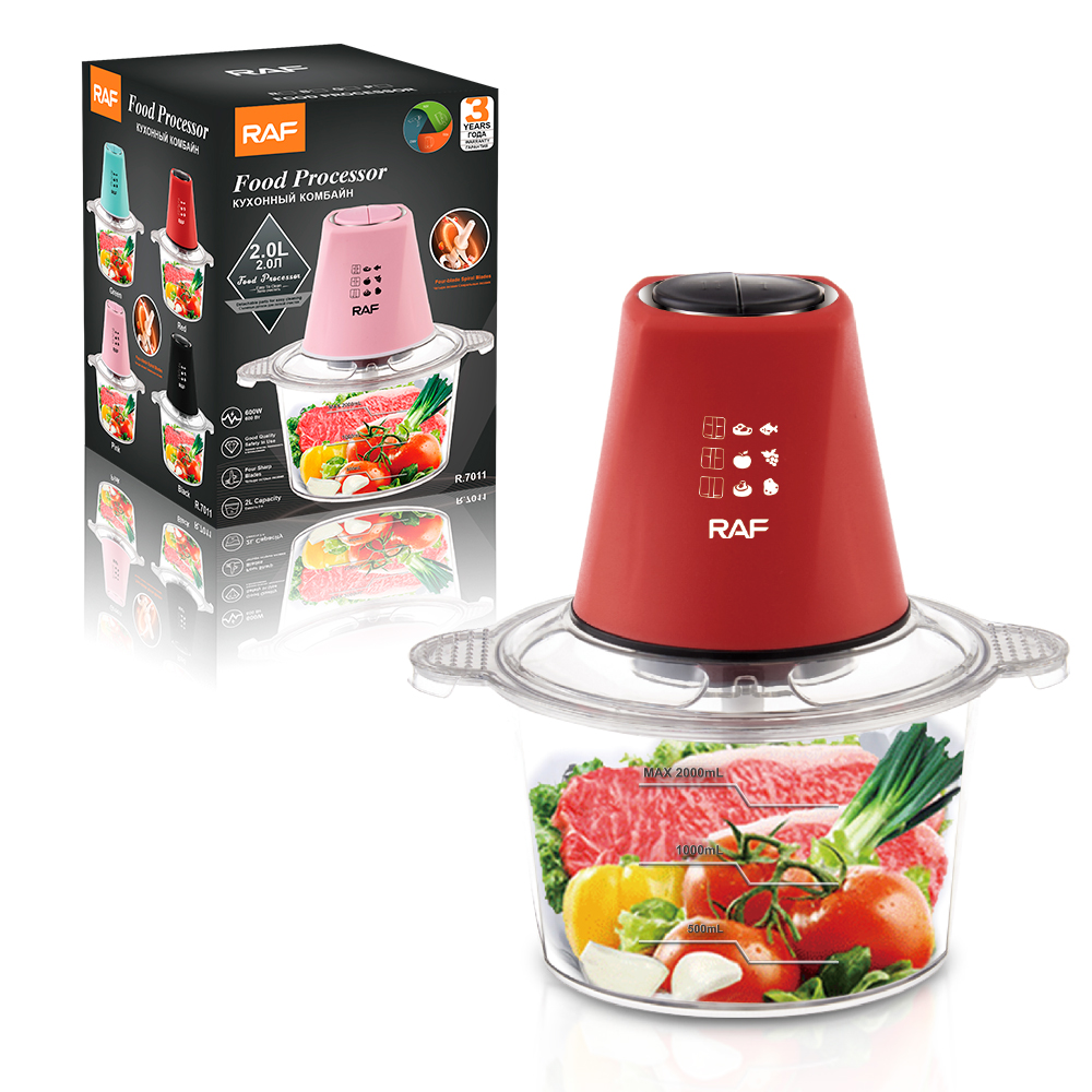 RAF European-style electric meat grinder, household fully automatic blender, kitchen processor, complementary food machine R.7011 Item Picture
