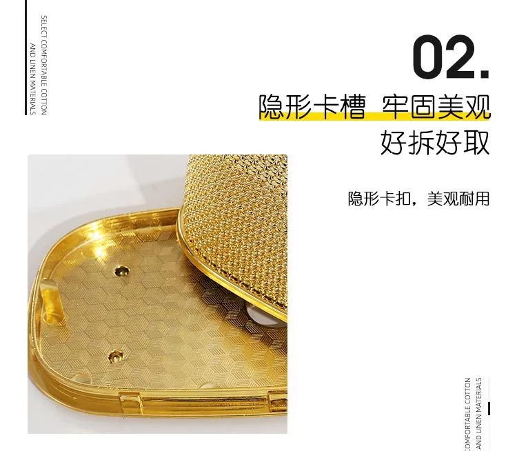 Tissue box, high-end and light luxury living room, new high-end acrylic waterproof, hotel office dining table decoration detail image 2