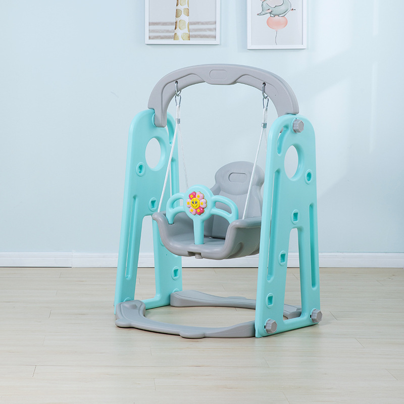 Children's indoor swing hanging chair baby home outdoor infant cradle slide swing kindergarten toys Hualong toy factory direct sales