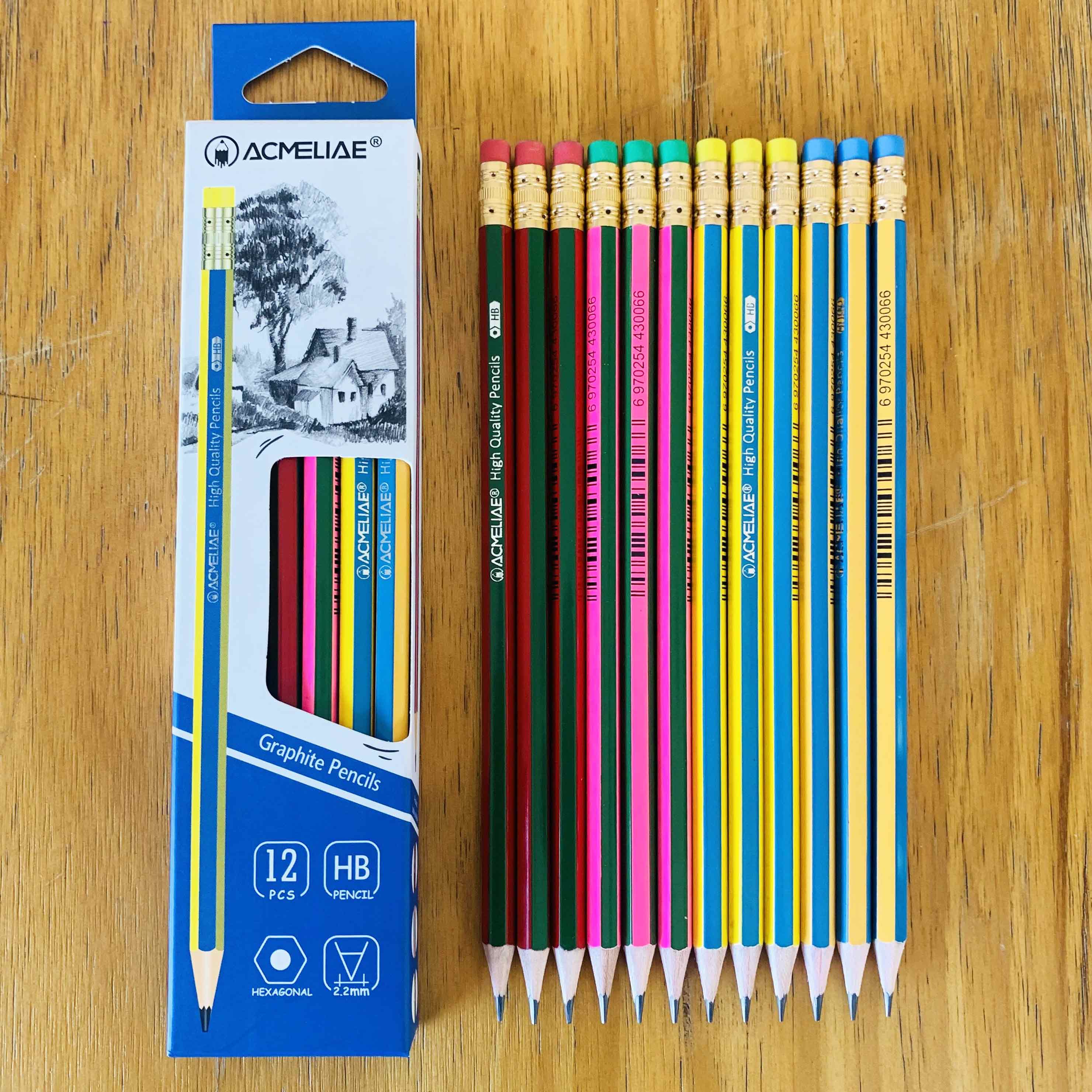 ACMELIAE Two-color drawing pencil / with eraser 43012 full figure
