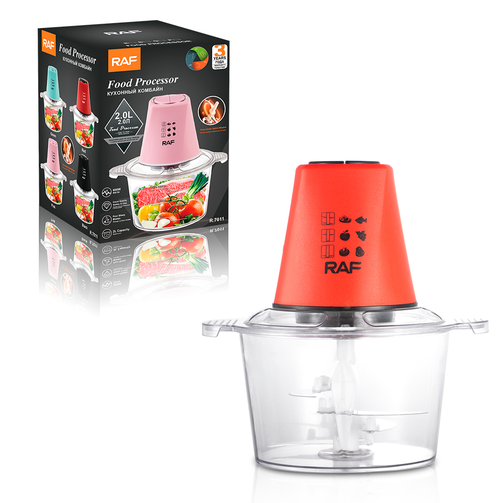RAF European-style electric meat grinder, household fully automatic blender, kitchen processor, complementary food machine R.7011 details Picture