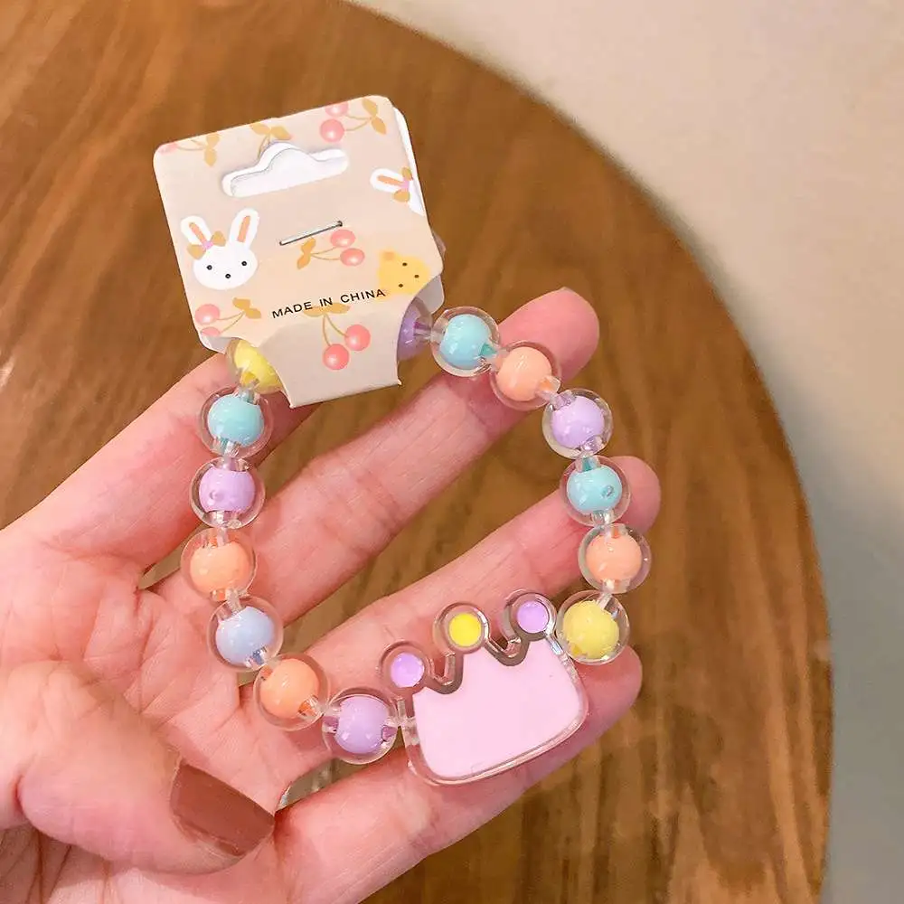 2024 Trendy children's jewelry, small rings, white jade Bodhi prayer beads, children's toys, papap ruler accessories, children's accessories, fun and fashionable new bracelets, children's 2024 trend detail image 2