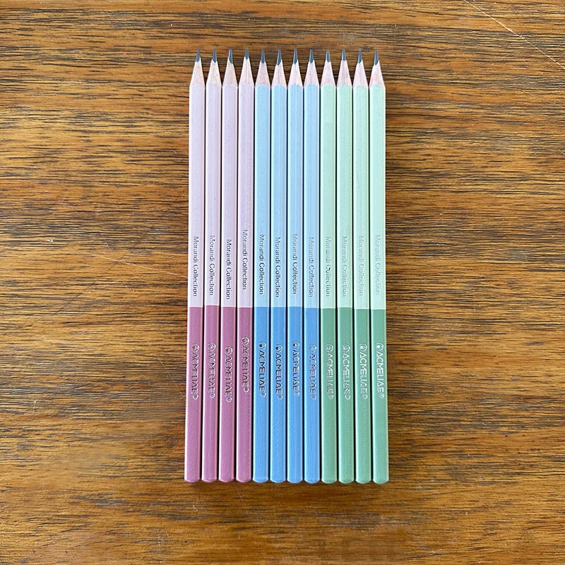 ACMELIAE 43984 -12 PCS 2B Moranti square pencil details Picture