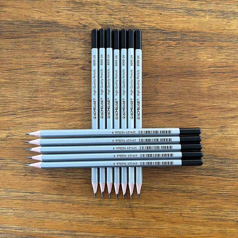 ACMELIAE Master Art Drawing Pencil 2H Specification drawing