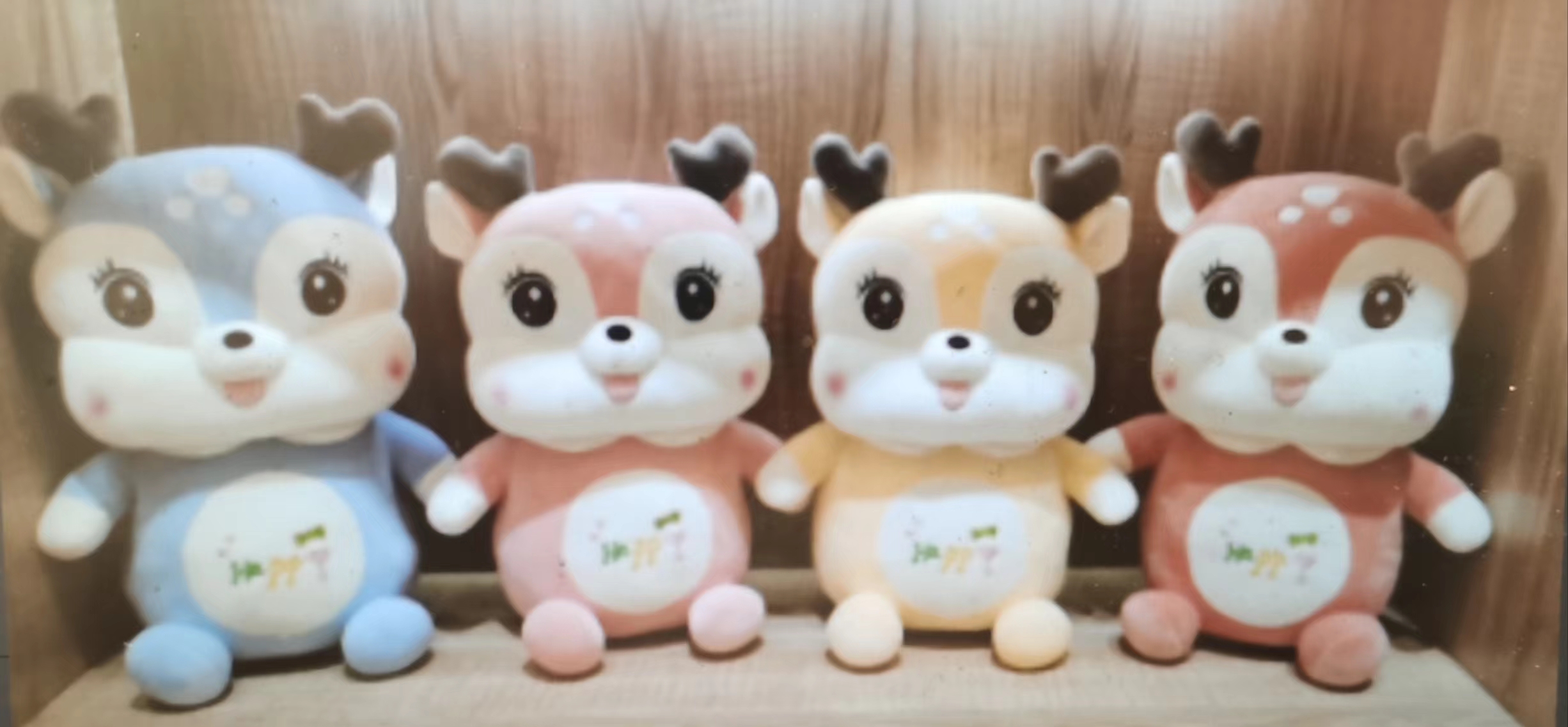 The mascot of the doll enterprise can be made into a cloth doll, a sika deer, a pillow, a gift, a plush toy