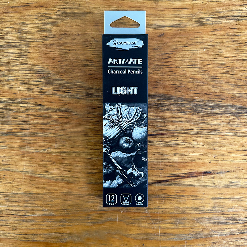ACMELIAE 7"12 Light Charcoal Pencils full figure