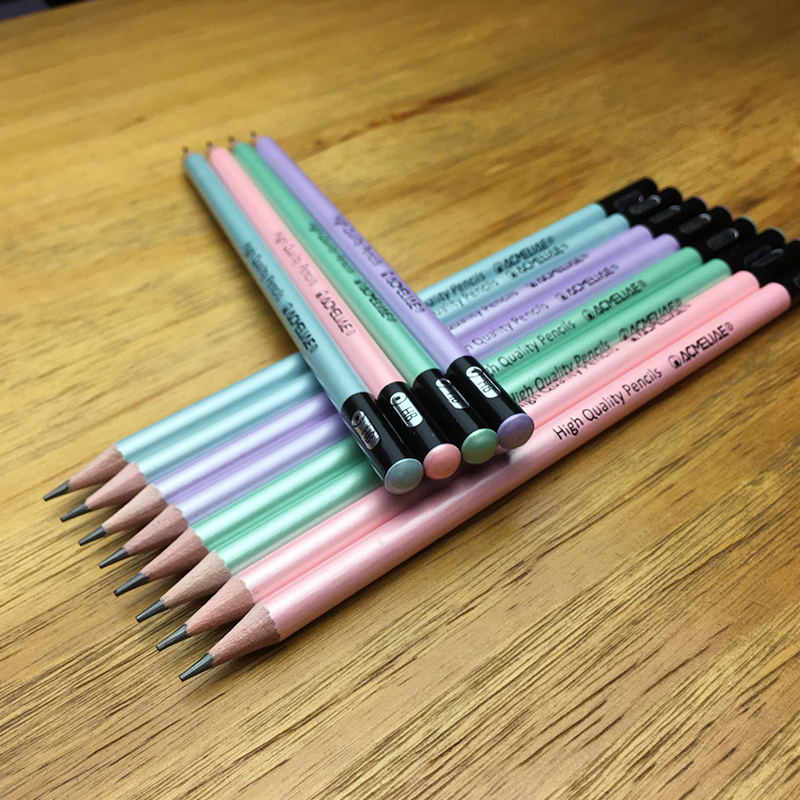 ACMELIAE Pearl Coating HB Dipped Pencil Round 43516 Item Picture