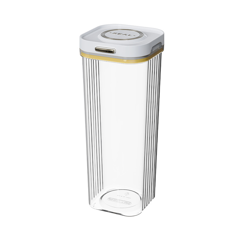 Y192- 500ml Sealed jar, transparent kitchen storage, stackable and pressable, snack and grain food storage jar