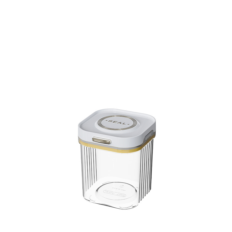 Y192- 500ml Sealed jar, transparent kitchen storage, stackable and pressable, snack and grain food storage jar Application Scenario