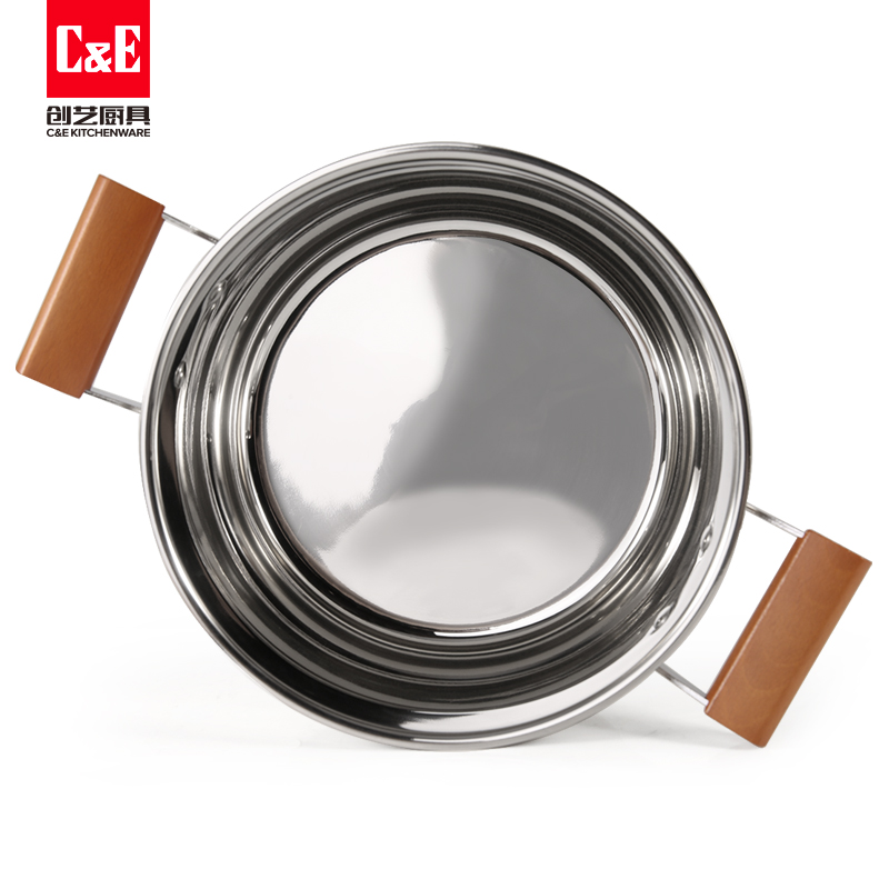 C&E Creative Steamer 304 stainless steel, double-layer multi-functional pot with top steaming and bottom boiling, large-capacity soup pot, kitchenware for home use pic 12