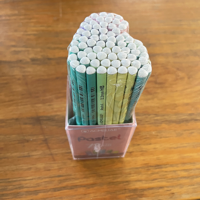 ACMELIAE 72 PCS HB Macaron Pencils in PS tube Specification drawing
