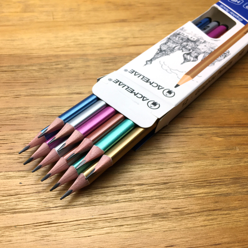 ACMELIAE Metallic Coating HB Dipped Pencil Triangular 43517 Application Scenario