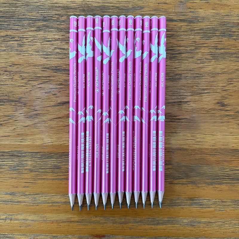 ACMELIAE 7 "12 HB For Peace pencil (pink) details Picture