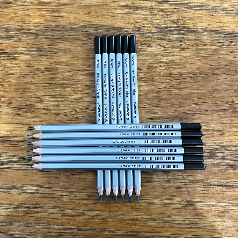 ACMELIAE Master Art Drawing Pencil 8B Specification drawing