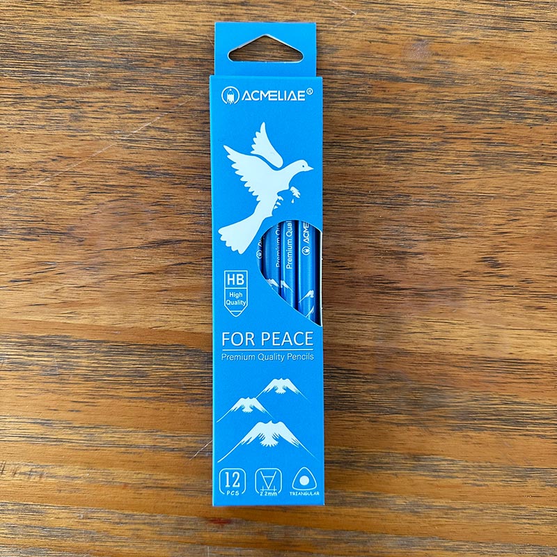 ACMELIAE 7 "12 HB For Peace pencil (blue) full figure