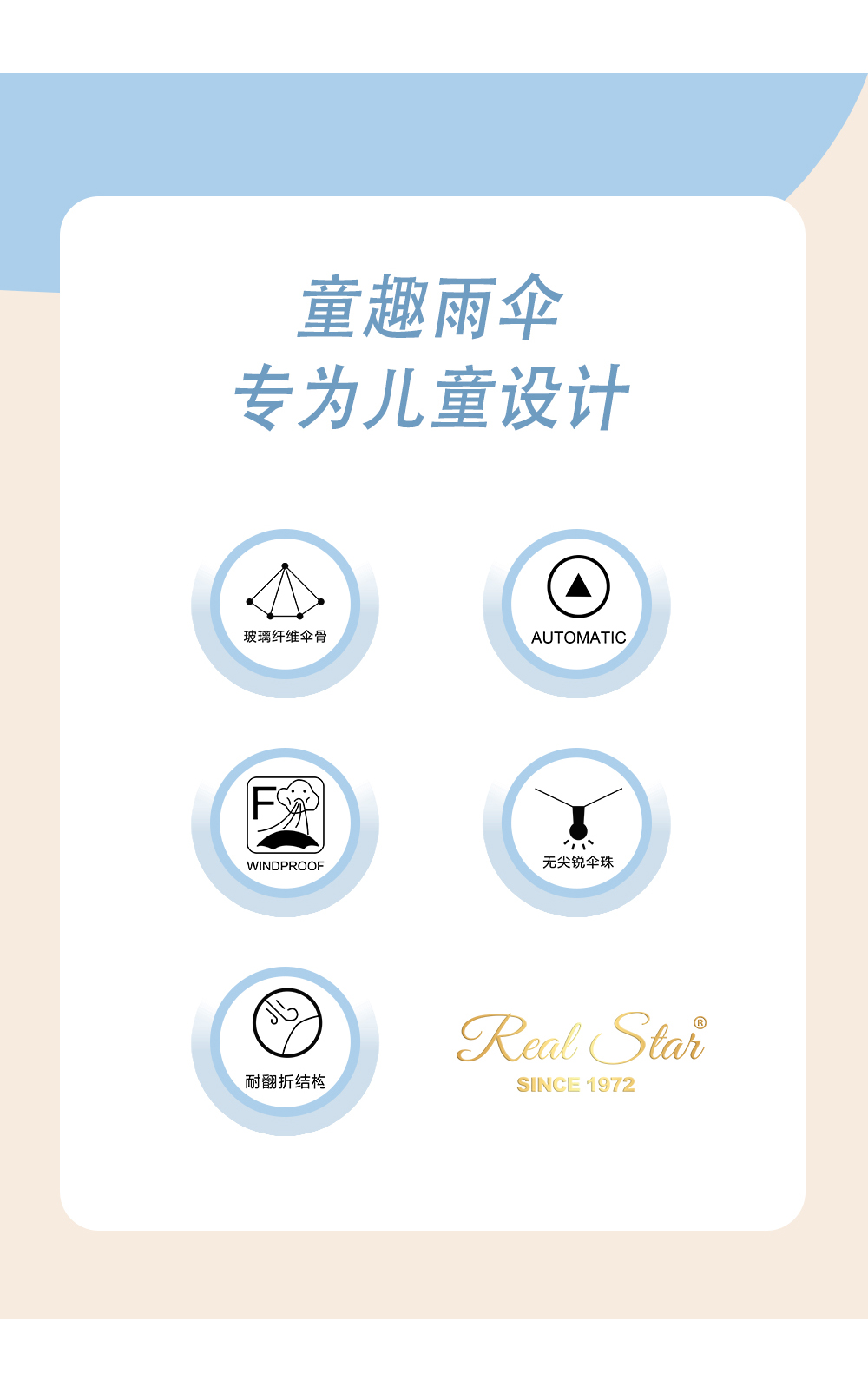 RST045儿童长柄雨伞PVC塑料雨伞卡通卡车汽车男孩幼儿园宝宝雨伞批发详情3