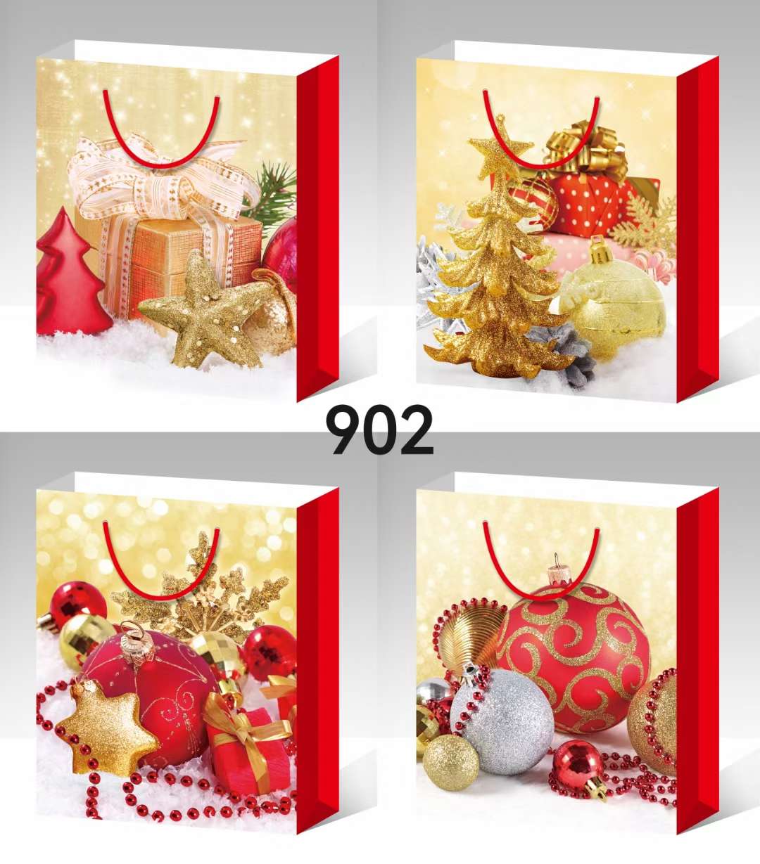 圣诞纸袋 圣诞礼品袋 圣诞礼盒袋 圣诞手提袋 外贸详情图8