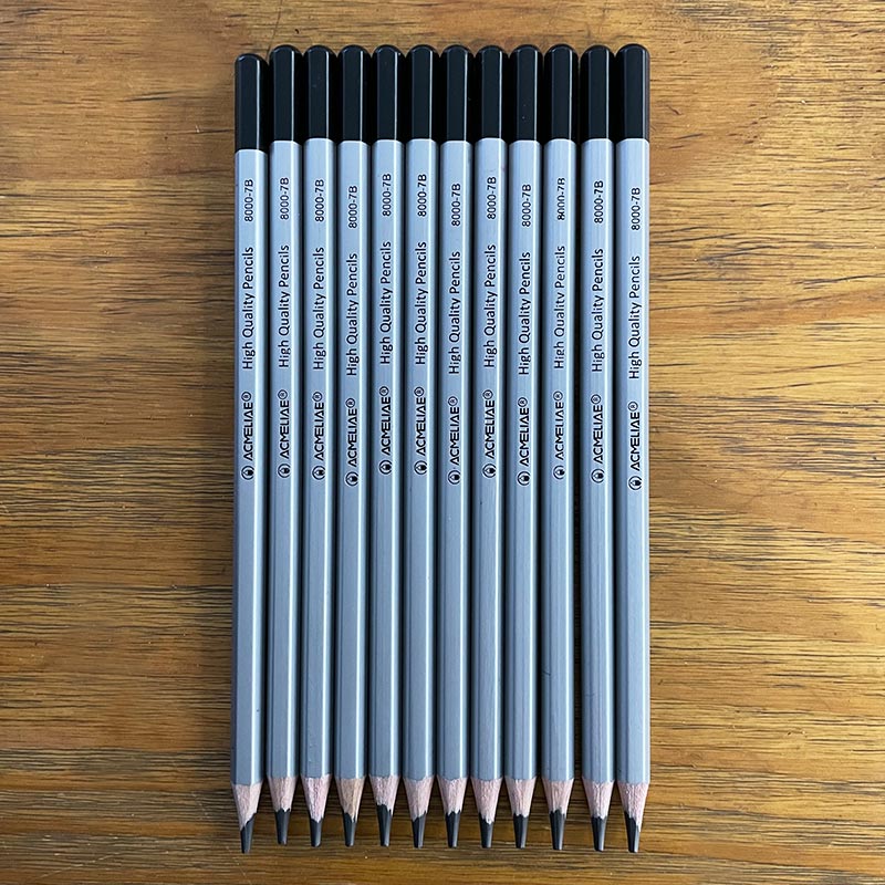 ACMELIAE Master Art Drawing Pencil 7B details Picture