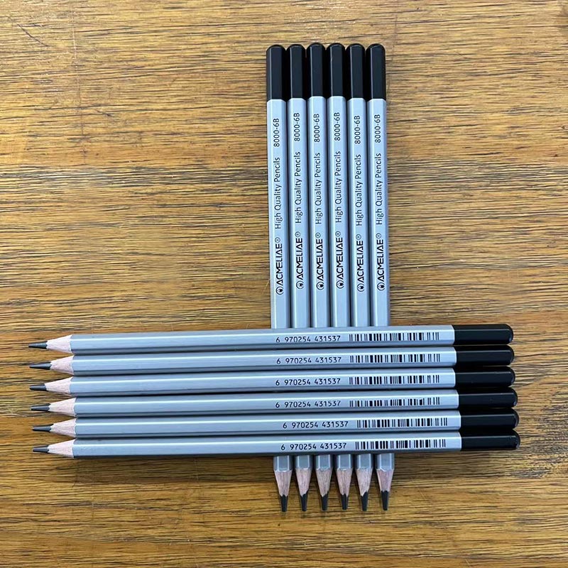 ACMELIAE Master Art Drawing Pencil 6B Specification drawing