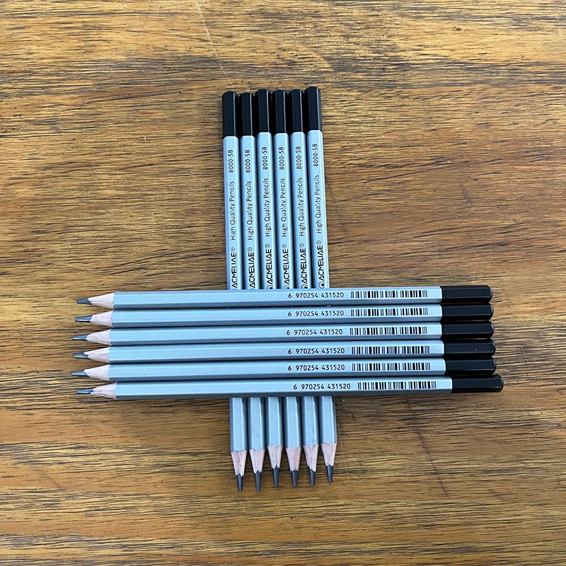 ACMELIAE Master Art Drawing Pencil 5B Specification drawing