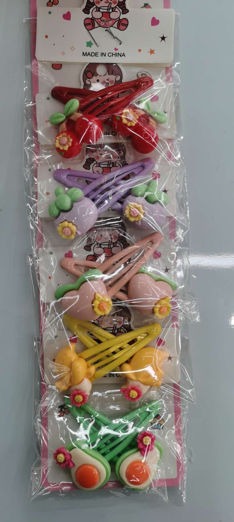 创意饰品水果尖夹产品图