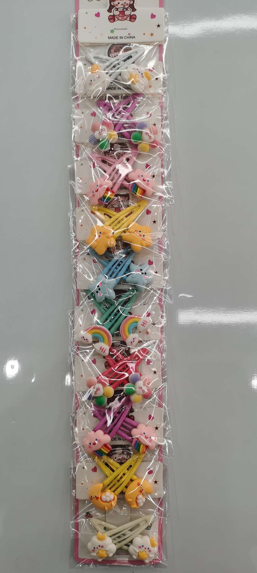 创意饰品棉花糖 尖夹 