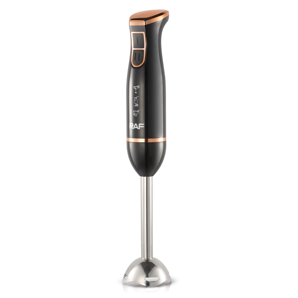 RAF European standard electric handheld blender, single stick for juicing, egg beating, mixing and household cooking, R.358 Application Scenario