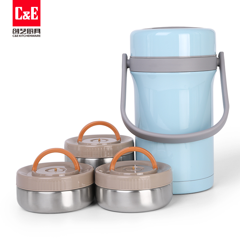 C&E Creative Japanese vacuum Pot 2.2L Large capacity insulated box Multi-functional insulated pot kitchenware for home use pic 13
