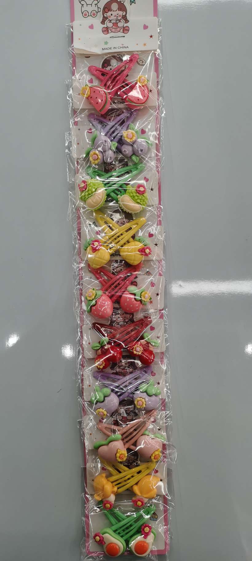 创意饰品水果尖夹