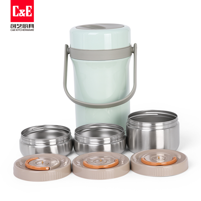C&E Creative Japanese vacuum Pot 2.2L Large capacity insulated box Multi-functional insulated pot kitchenware for home use pic 6