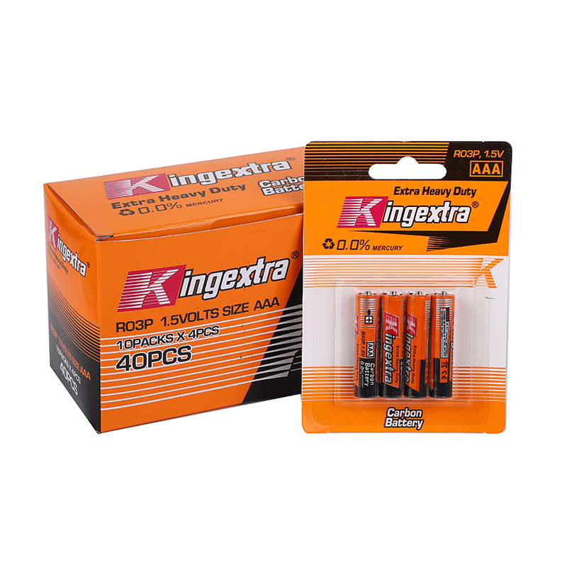 kingextra 5号电池 1.5V 碳性儿童玩具干电池电子秤遥控器R6P AA电池出口批发详情4