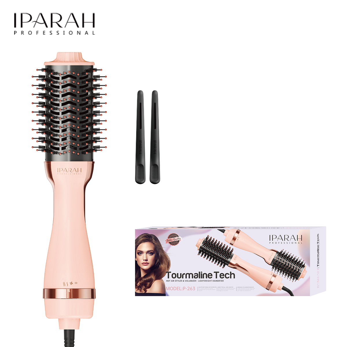IPARAH Cross-border export air and hot air comb, Hair comb, Natural styling straight hair Comb 263