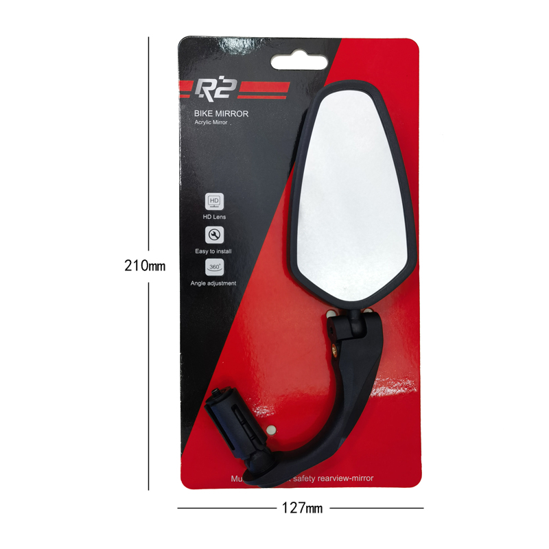 The handlebars of the M07 flat bicycle block the rearview mirror, the flat bicycle mirror, the mountain handlebars block the rearview mirror, and the adjustable rearview mirror for cycling Item Picture