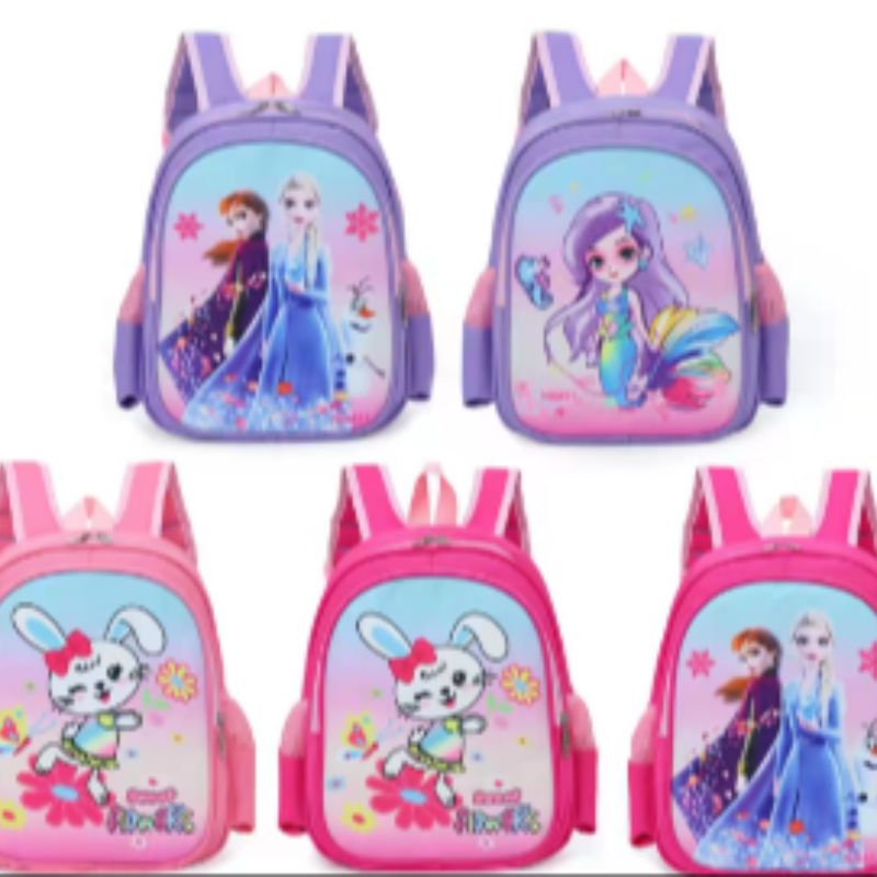 1-3-6年级小学生卡通公主奥特曼恐龙男女儿童防水减负双肩护脊书包工厂直销2