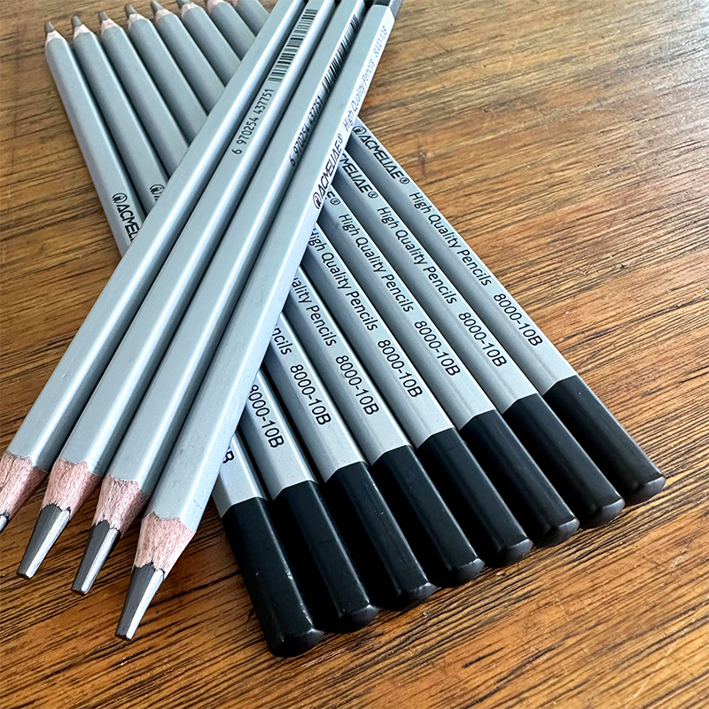 ACMELIAE Master Art Drawing Pencil 10B Specification drawing