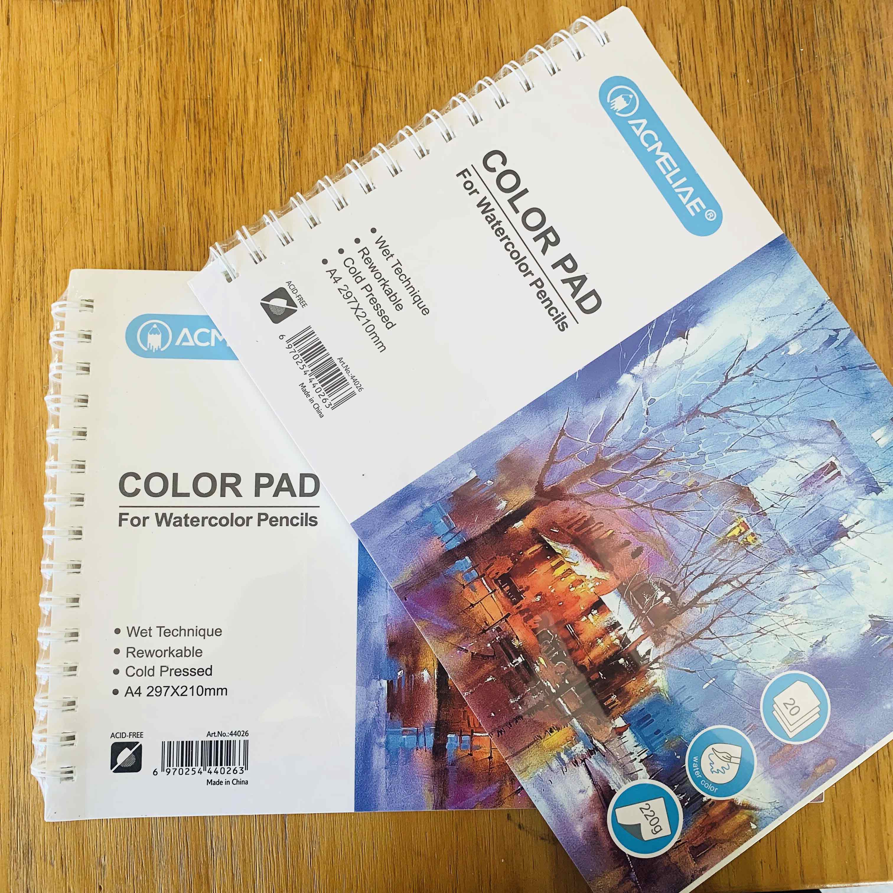 ACMELIAE 44026 Water color pad, A4:297x210mm Specification drawing