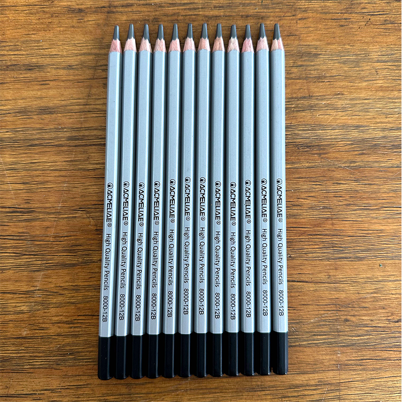 ACMELIAE Master Art Drawing Pencil 12B details Picture