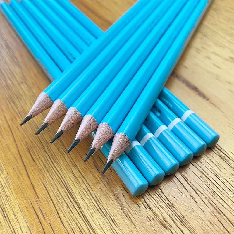 ACMELIAE Blue HB Antibacterial Dipped Pencil Triangular详情3