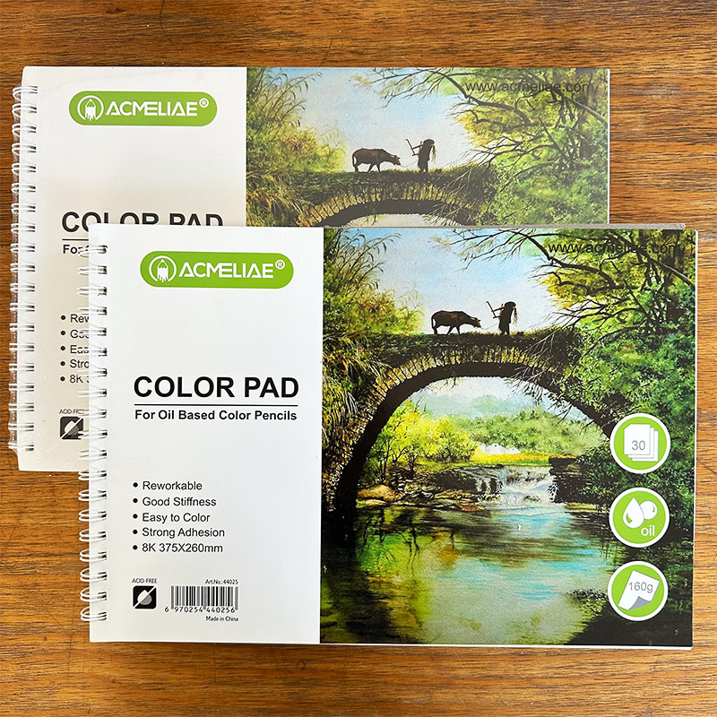 ACMELIAE  44025 Oil color pad, 8K:375x260mm full figure