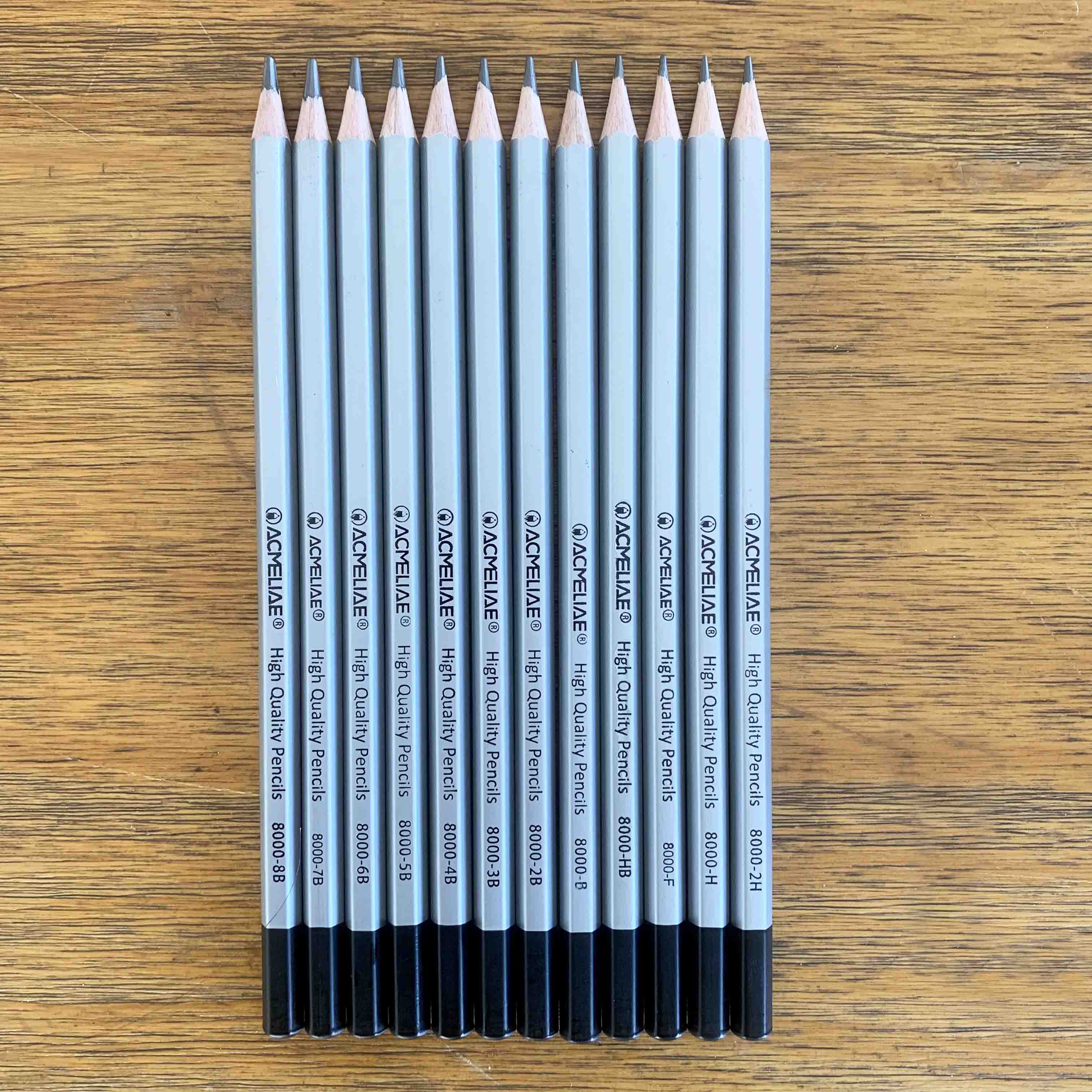 ACMELIAE 2H,HB,2B,4B,6B,8B Drawing Pencils details Picture