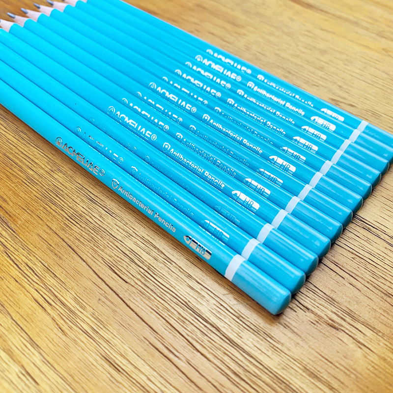 ACMELIAE Blue HB Antibacterial Dipped Pencil Triangular详情2