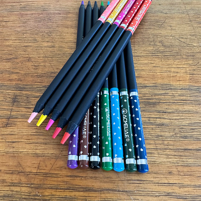 ACMELIAE 7”12 colors Artmate Black wood in paper box详情3