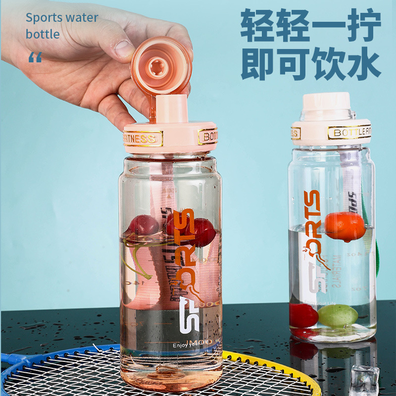 H164-HY-011运动水杯男大容量塑料食品级便携耐高温学生水壶夏季细节图