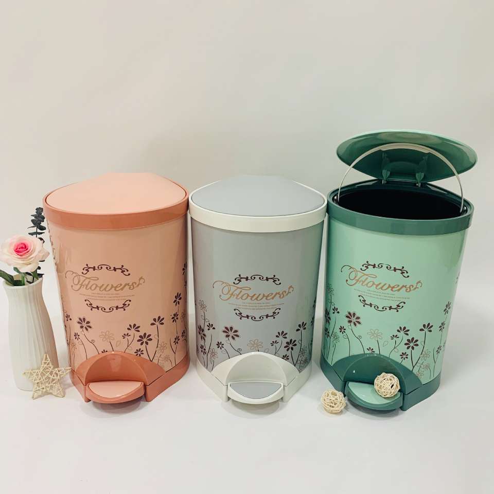 X111-2074 Silent Slow-descent Bathroom Trash can, Large trash can