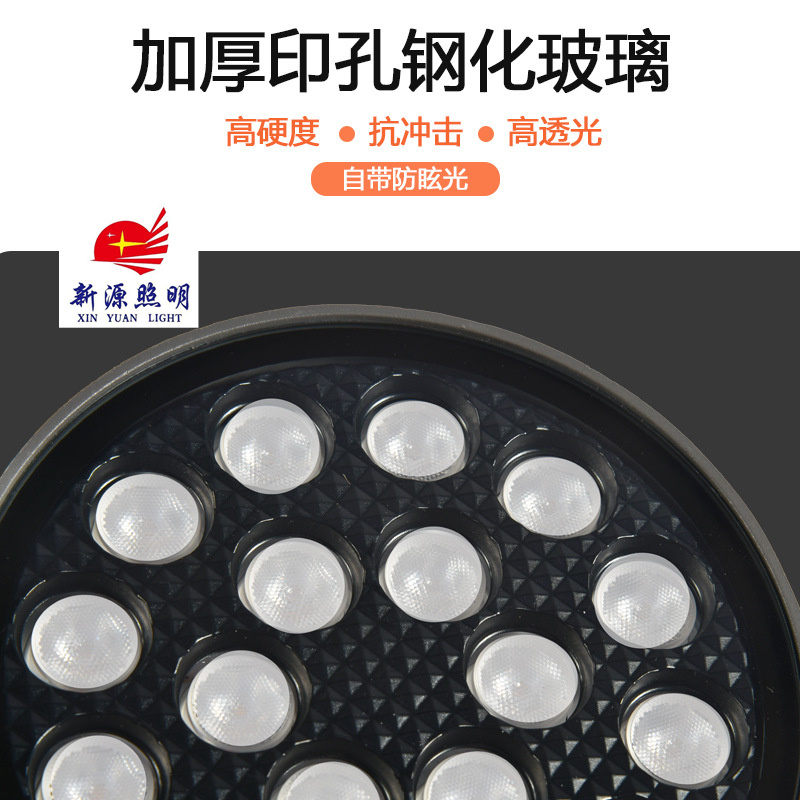 LED floodlights, anti-glare, waterproof, brightening, landscape lighting project, seven-color ground-mounted lighting, outdoor floodlights, etc Application Scenario