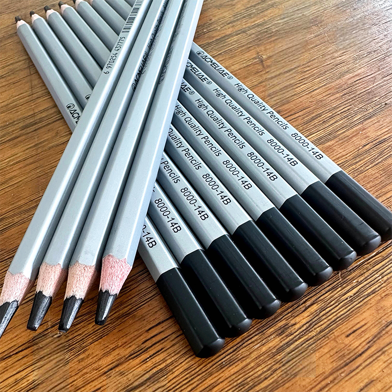 ACMELIAE Master Art Drawing Pencil 14B Specification drawing