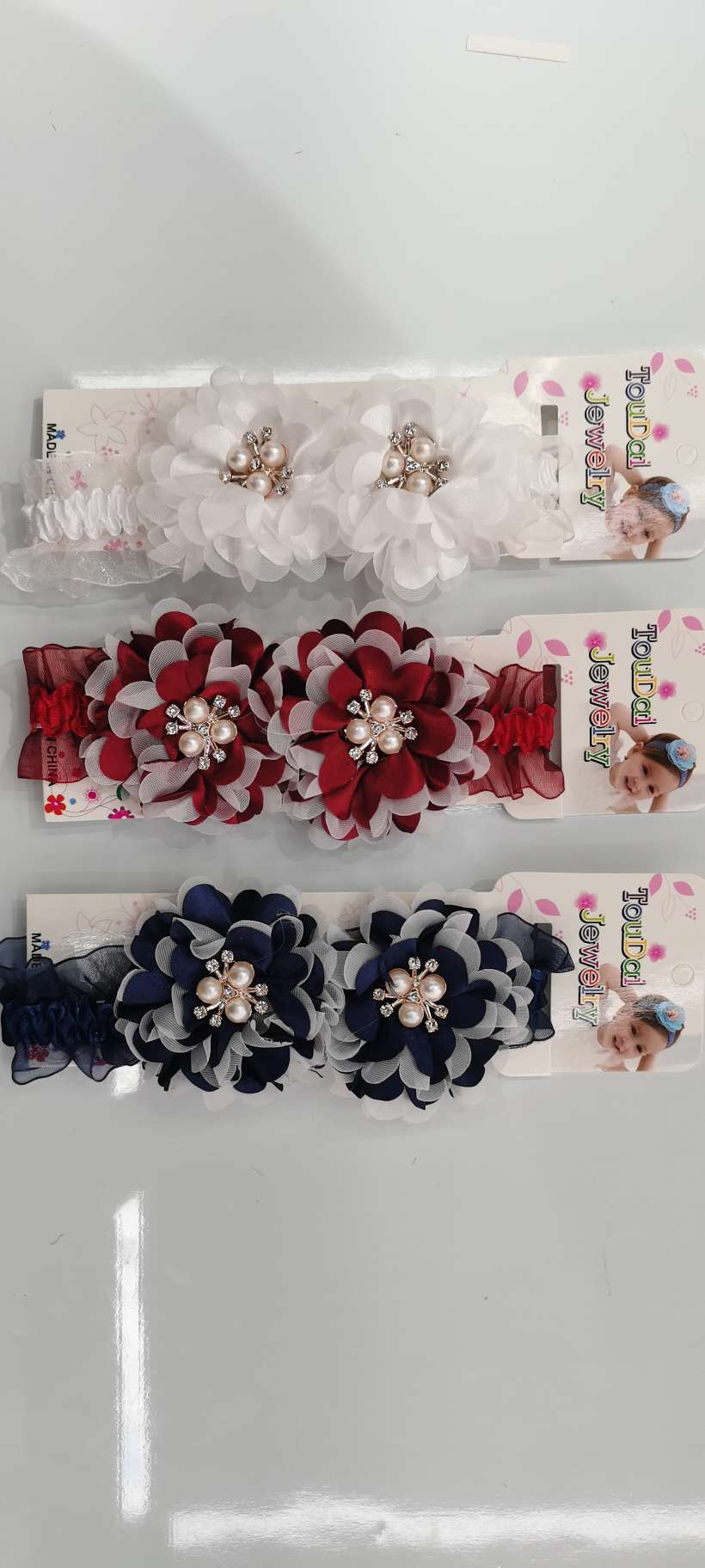 小沙带双花树叶三角珠细节图