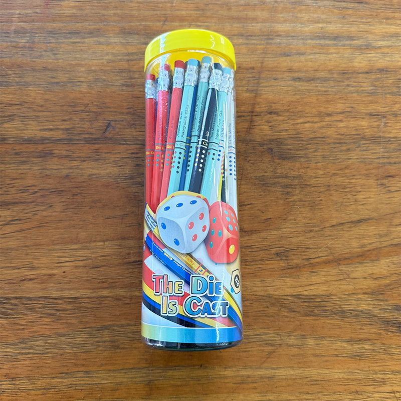 ACMELIAE 48 PCS HB dice pencil sharpened/PET tube full figure